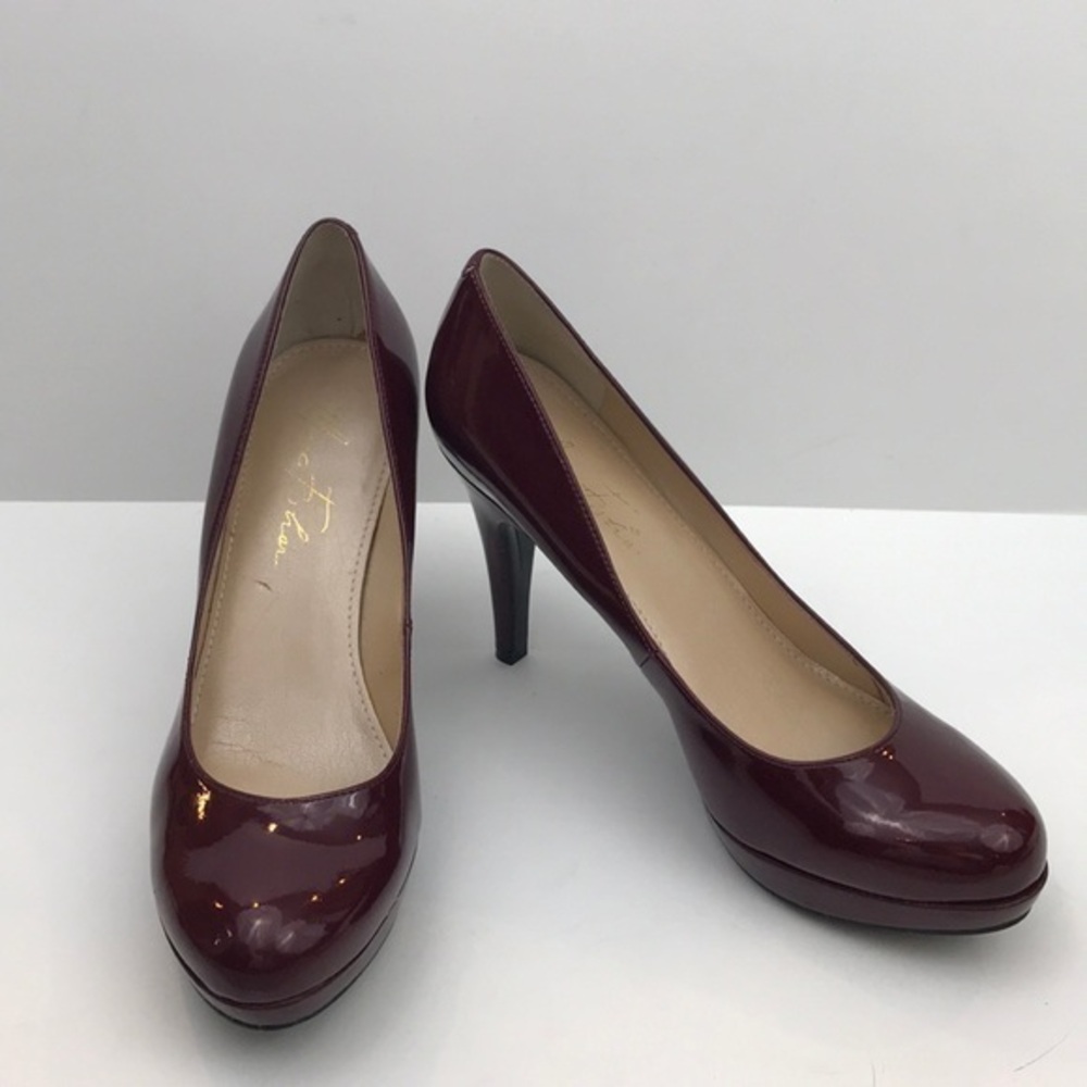 MARC FISHER Sydney Dark Red Slip On  Heels sz 6.5